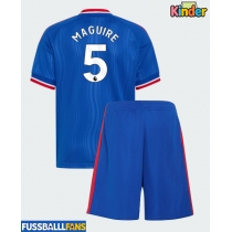Manchester United Harry Maguire #5 Auswärts Trikotsatz Kinder 2026-27 Kurzarm (+ Kurze Hosen)